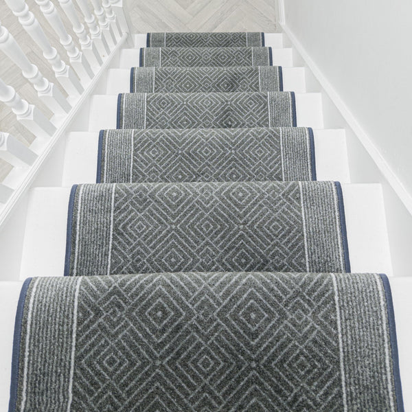 Walton Grey Stair Carpet Runner