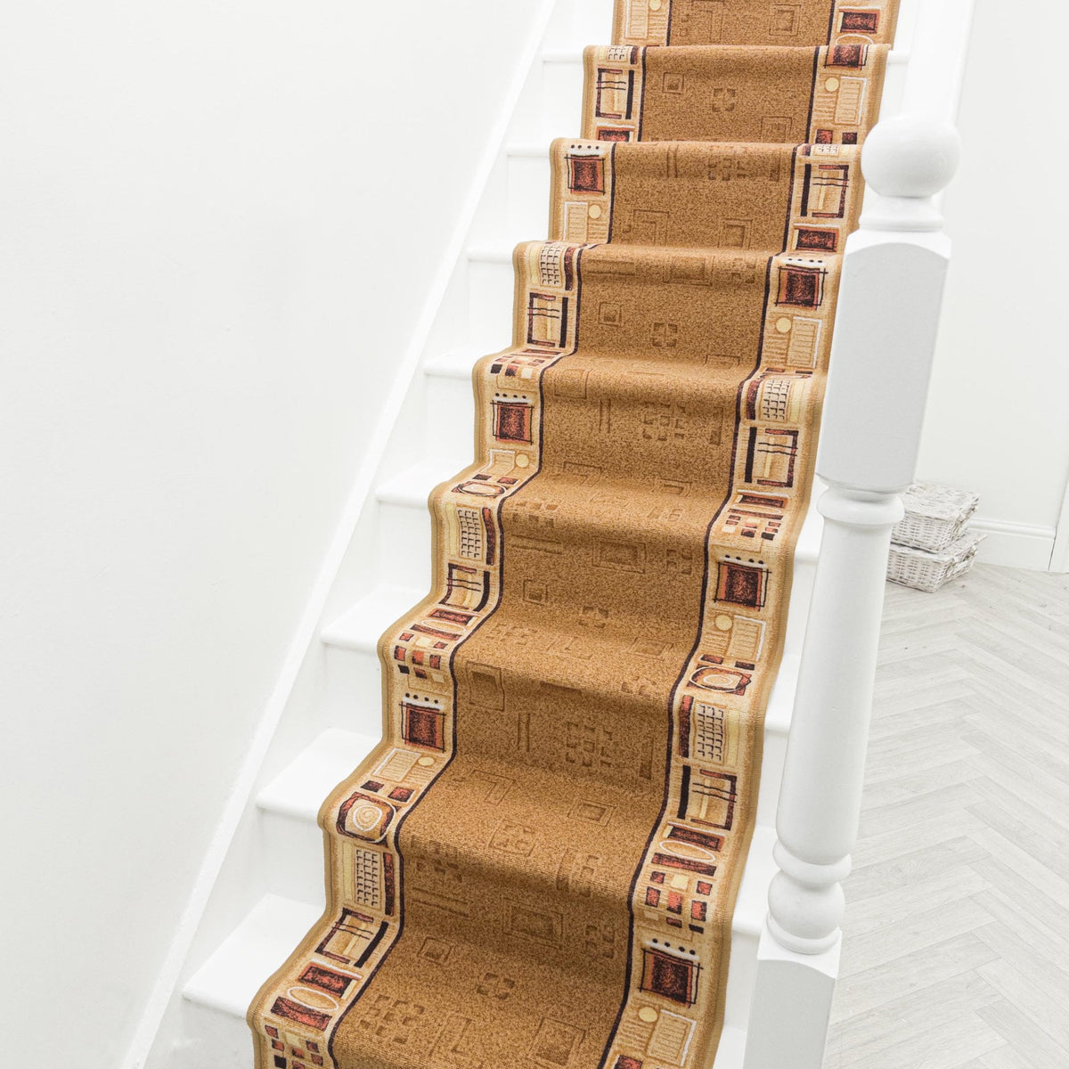 Jena Beige Treppenläufer