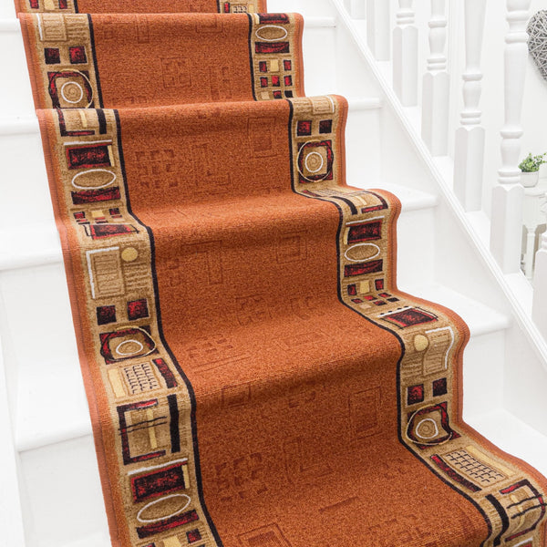 Jena Terracotta Stair Runner