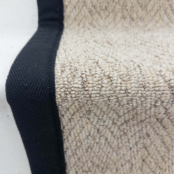 Country Herringbone Berber Tape Stair Runner