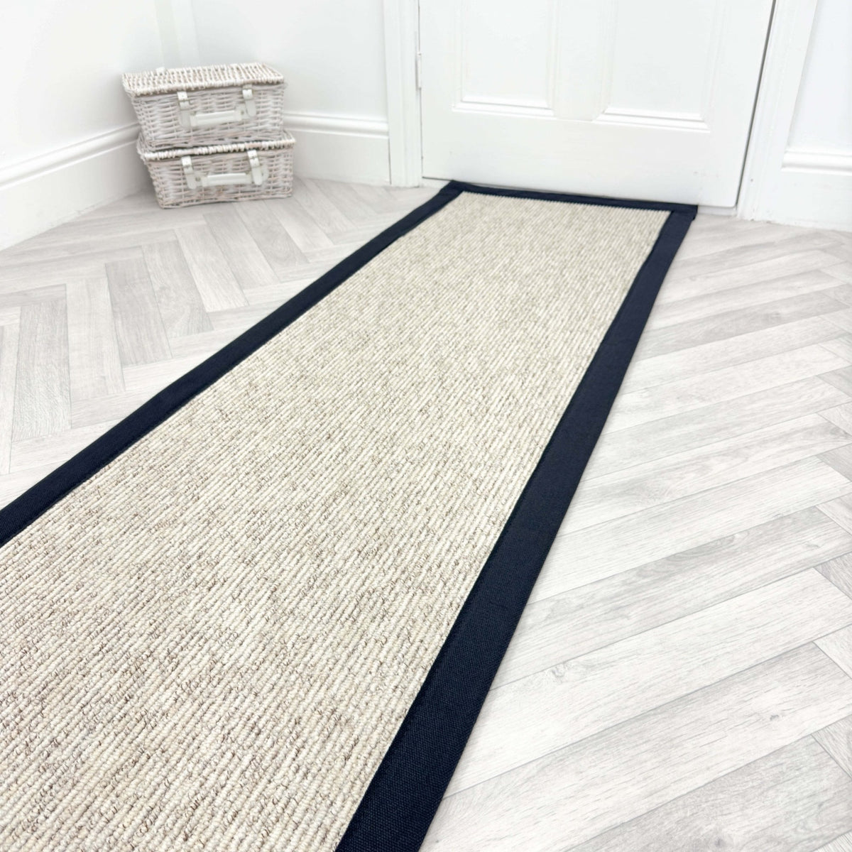 Country Linear Berber Tape Hall Runner