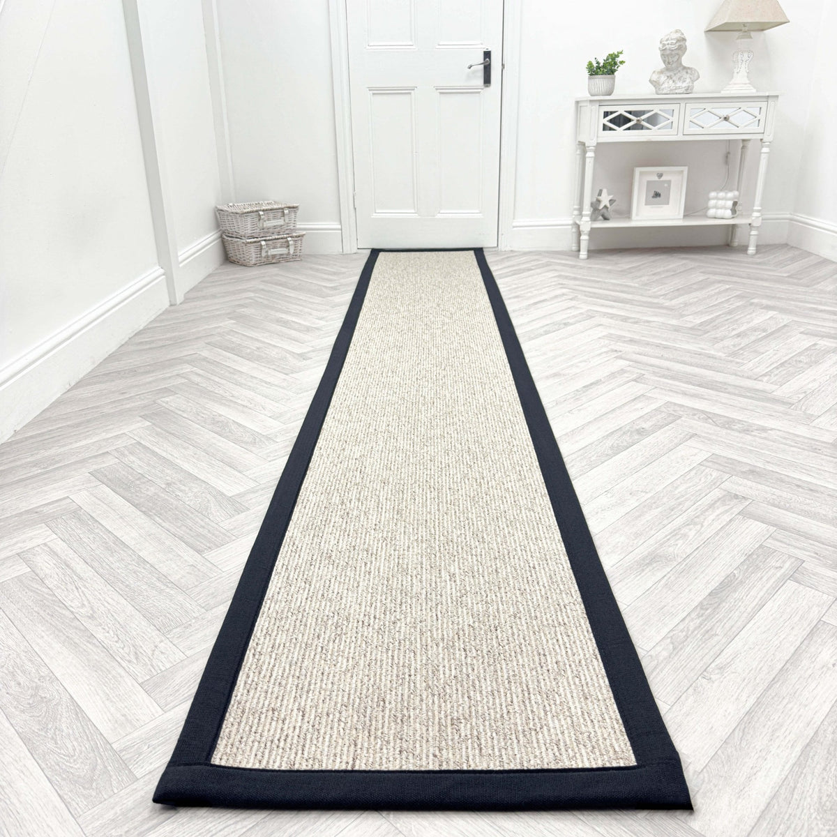 Country Linear Berber Tape Hall Runner