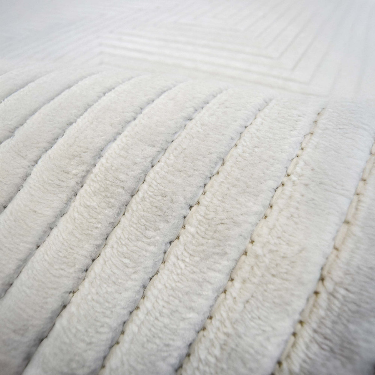 Malmo Maze White Rug