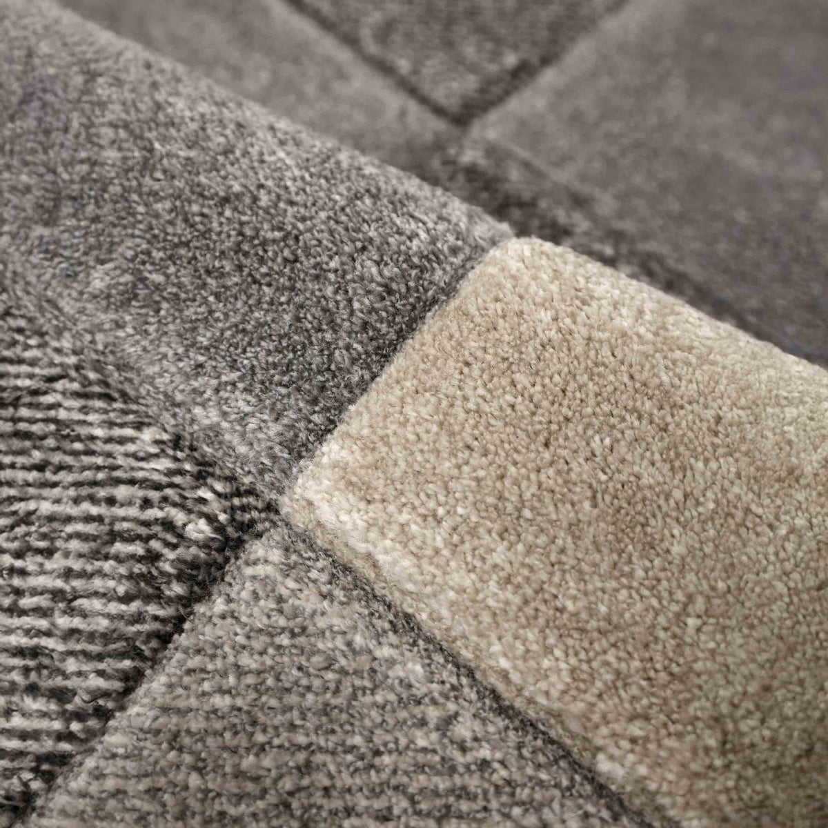 Newport Blocks Grey Rug
