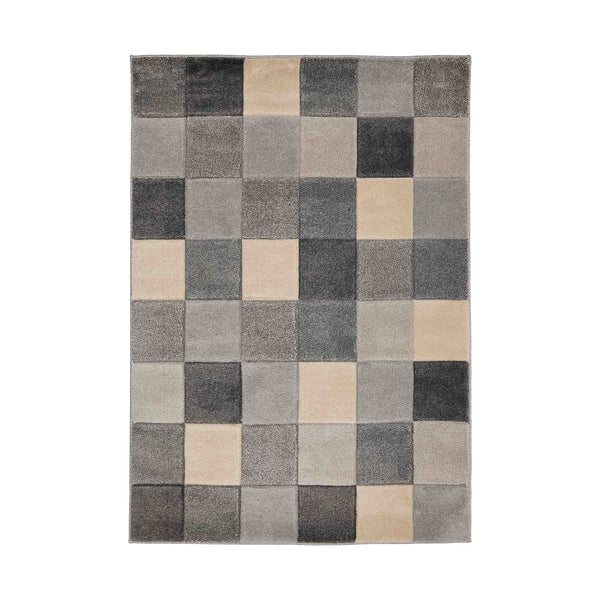 Newport Blocks Grey Rug