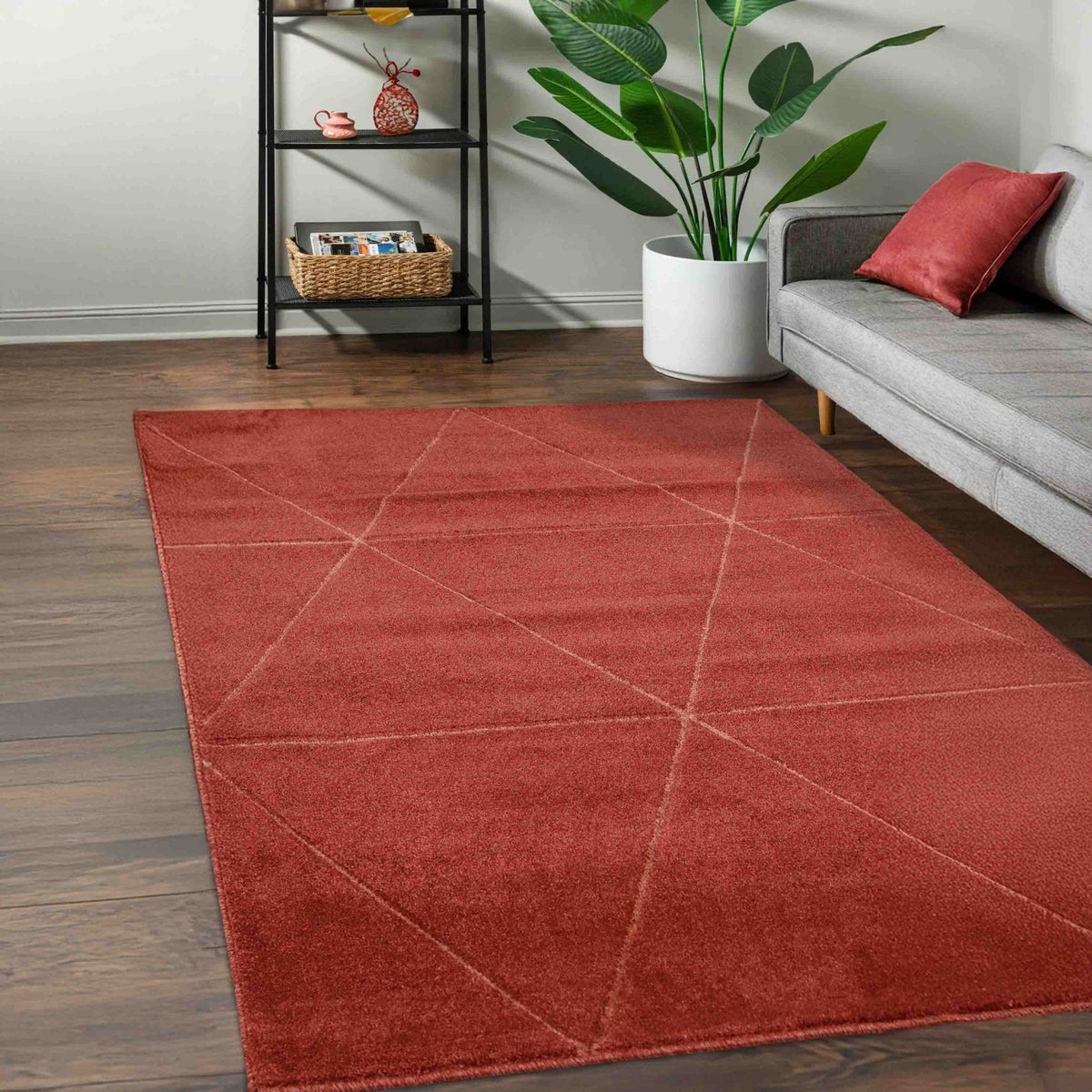 Newport Capleton Red Rug