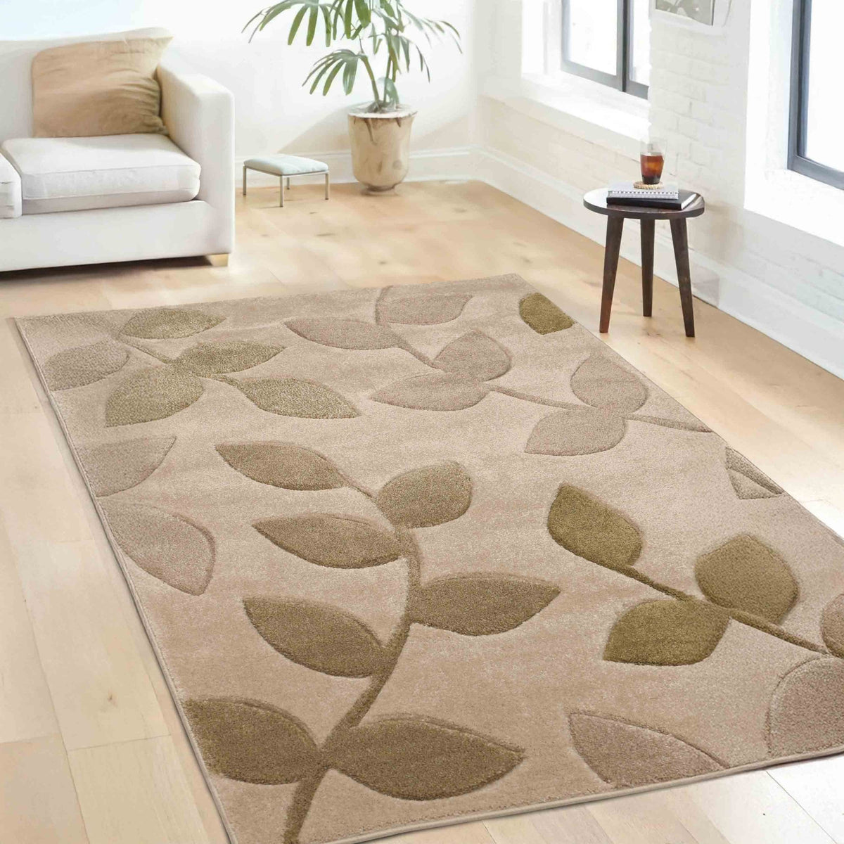 Newport Leaf Green Rug