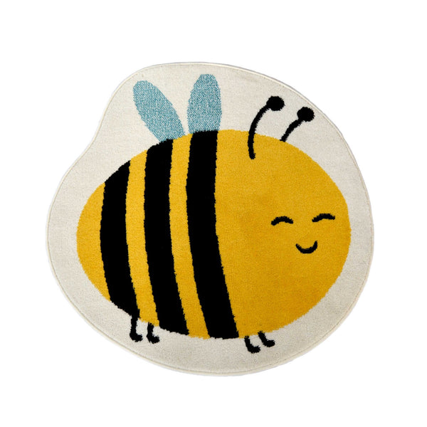 Colour Pop Bee Cream Rug