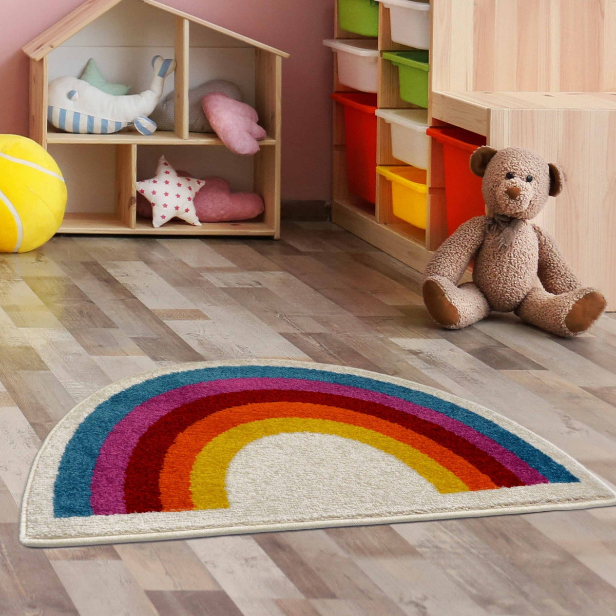 Colour Pop Rainbow Rug