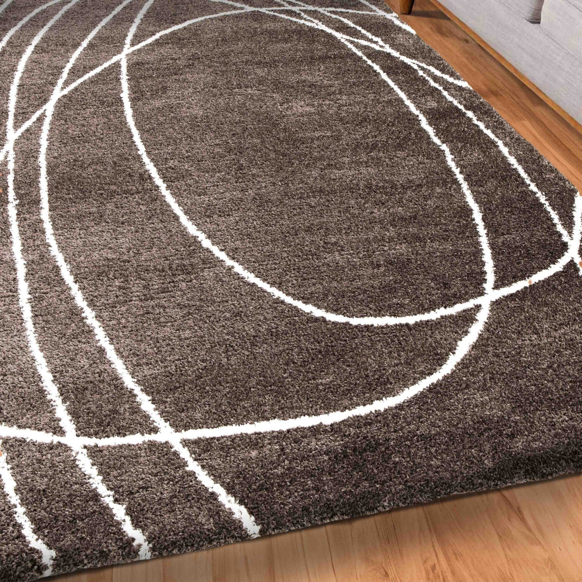 Halo Squiggle Taupe Rug