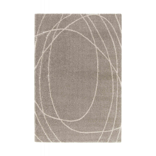 Halo Squiggle Natural Rug