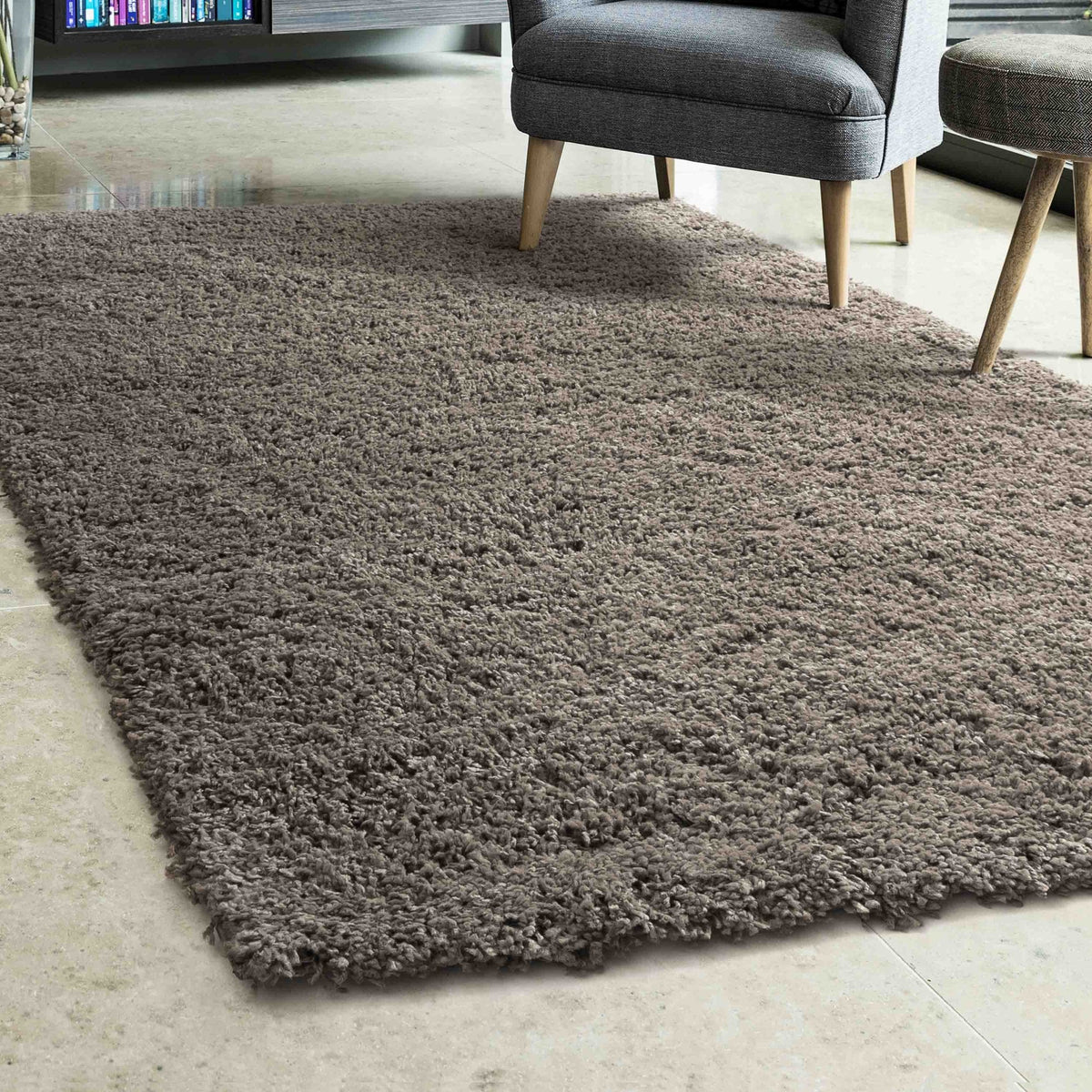Jazz Shaggy Dark Natural Rug