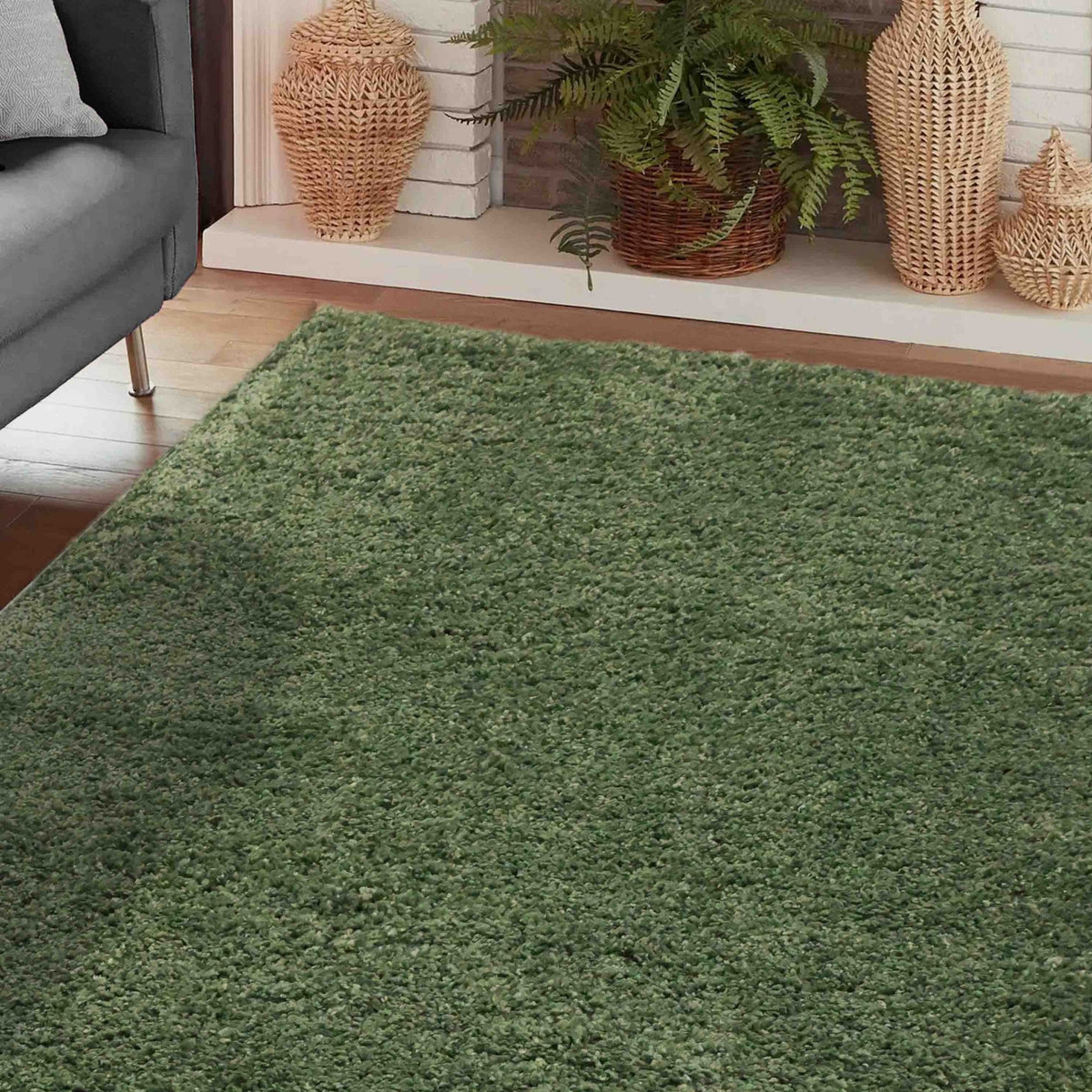Jazz Shaggy Sage Rug