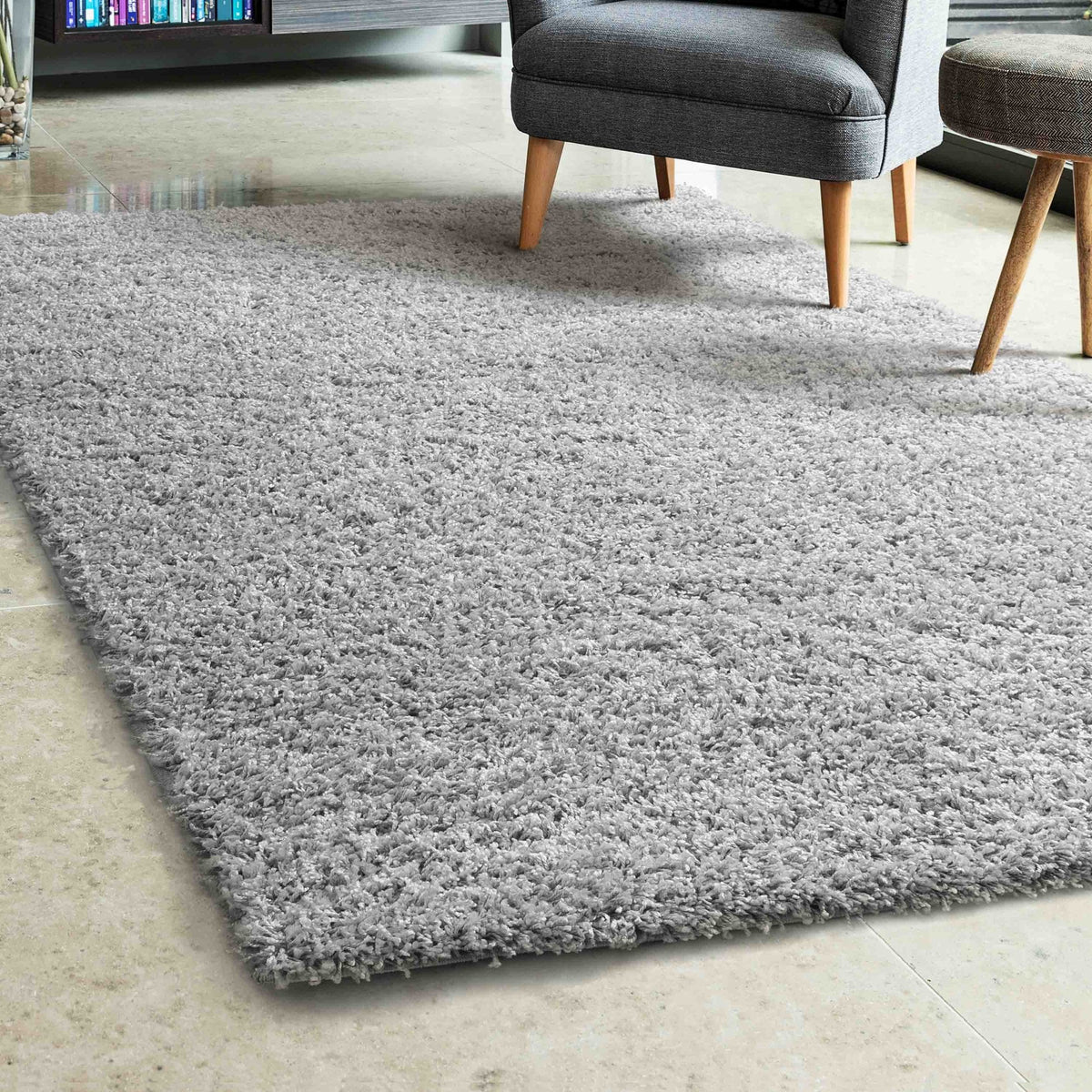 Jazz Shaggy Silver Rug