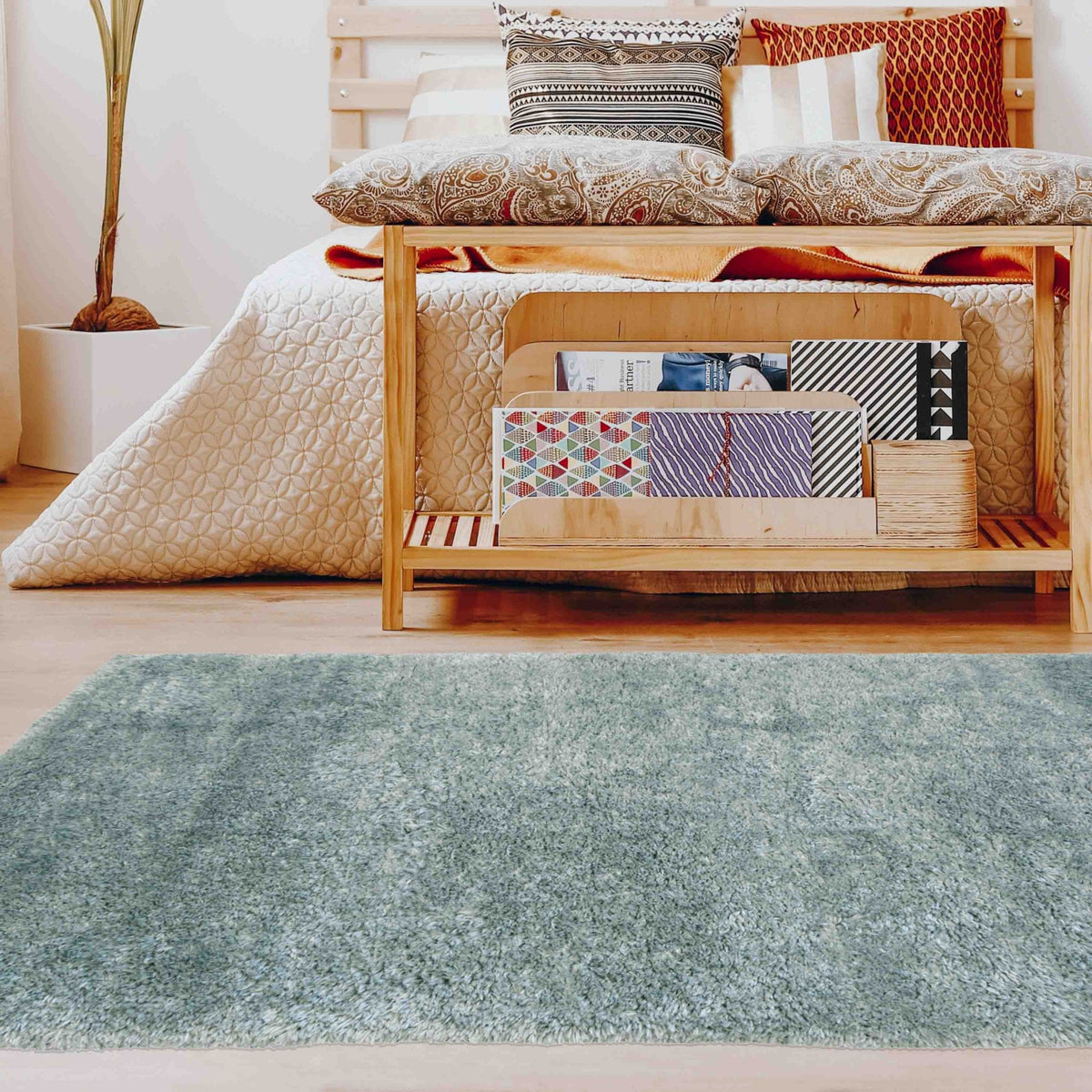 Lagom Duck Egg Rug