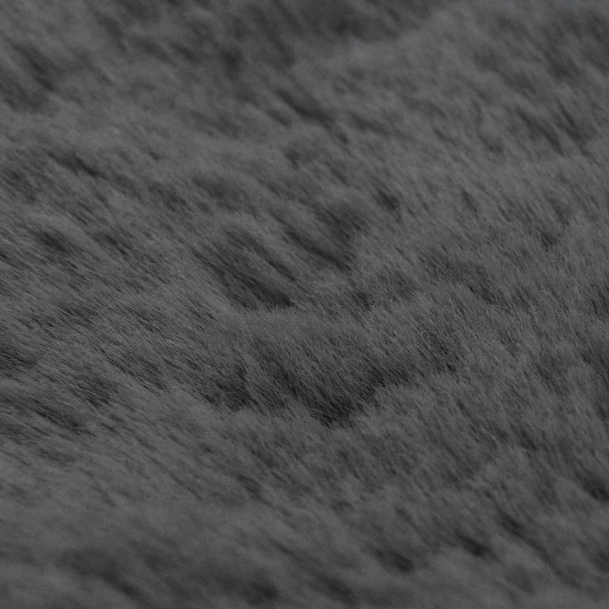 Luxury Faux Fur Grey Rug