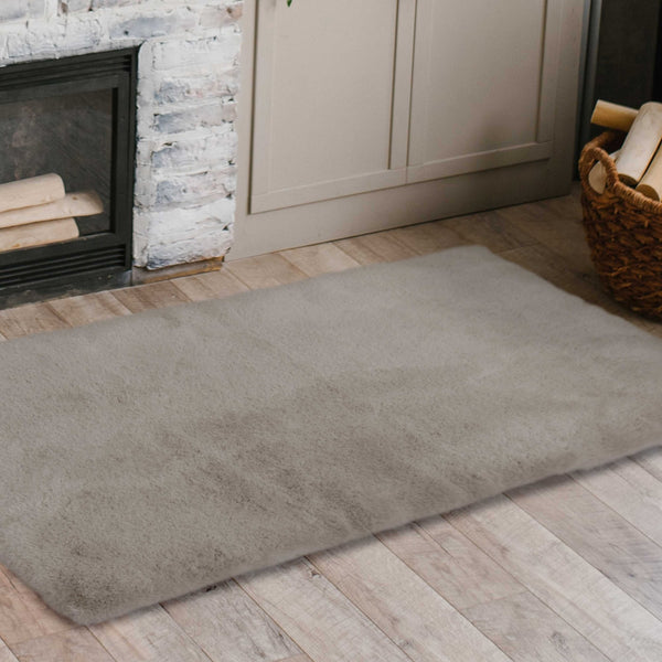 Luxury Faux Fur Natural Rug