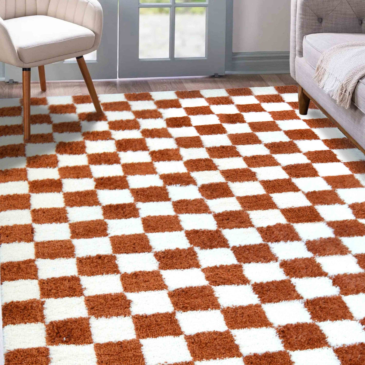 Snug Chequerboard Terra Rug