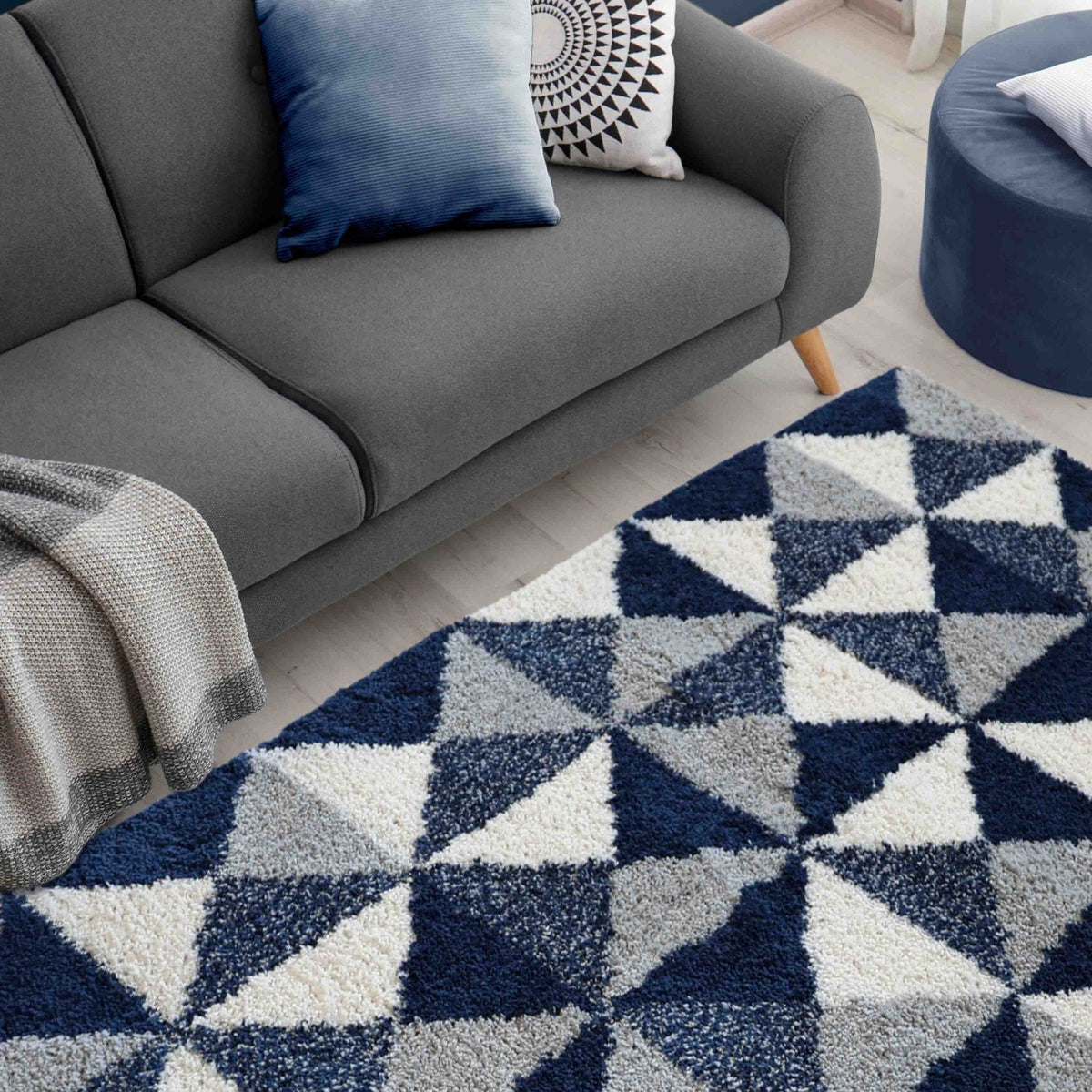 Snug Scandi Navy Rug