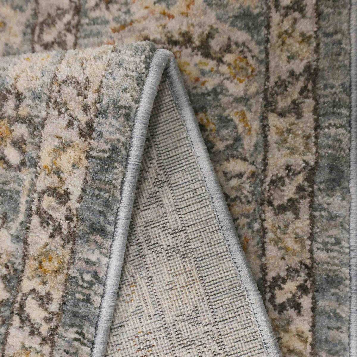 Raja Traditional Grey Rug