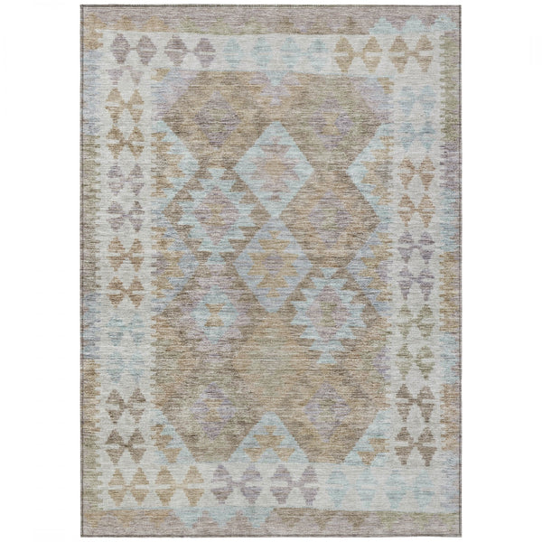 Chantille ACN1915-Khaki Indoor/Outdoor Washable Rug