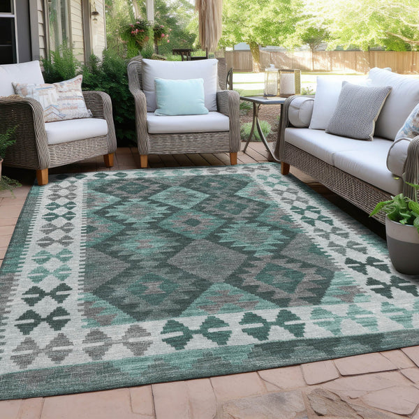 Chantille ACN1915-Seafoam Indoor/Outdoor Washable Rug