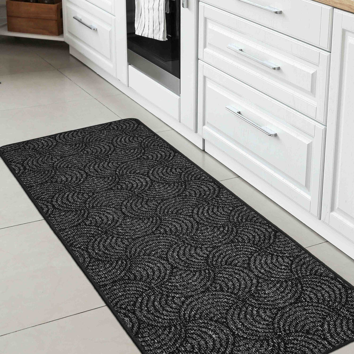 Geo Utility Anthracite Rug