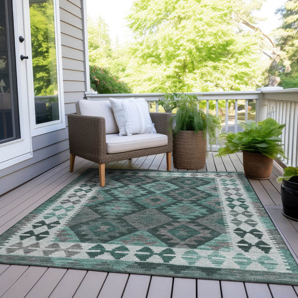 Chantille ACN1915-Seafoam Indoor/Outdoor Washable Rug