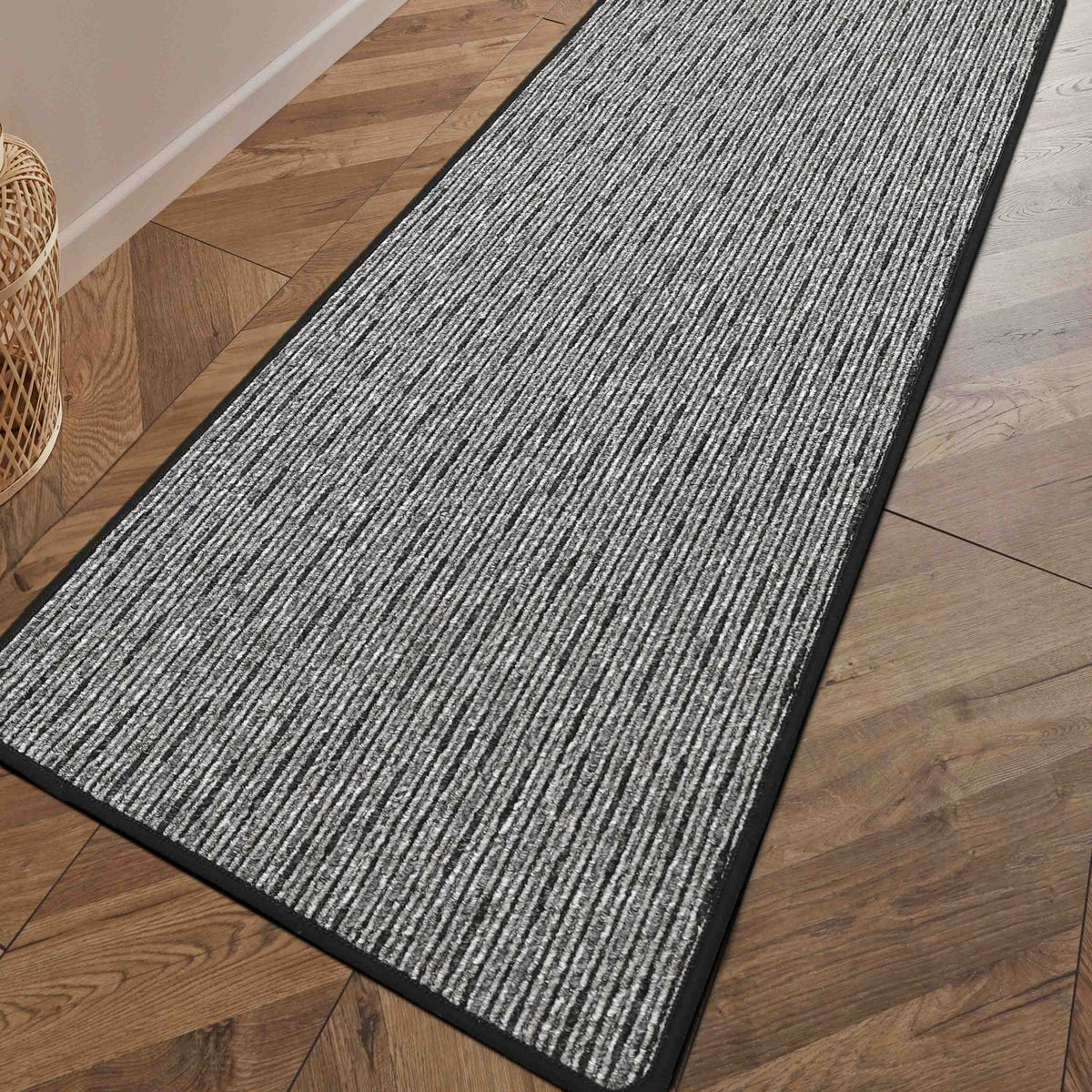 Geneva Multistripe Grey Rug