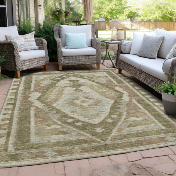 Chantille ACN1916-Linen Indoor/Outdoor Washable Rug
