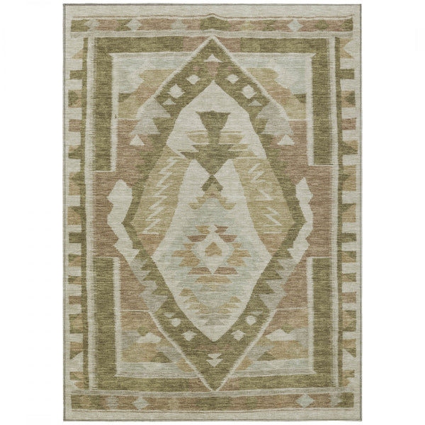 Chantille ACN1916-Linen Indoor/Outdoor Washable Rug