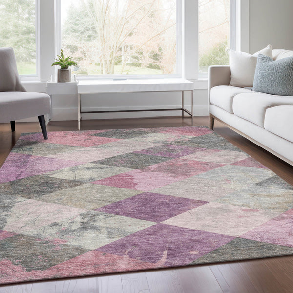 Chantille ACN1956-Blush Indoor/Outdoor Washable Rug