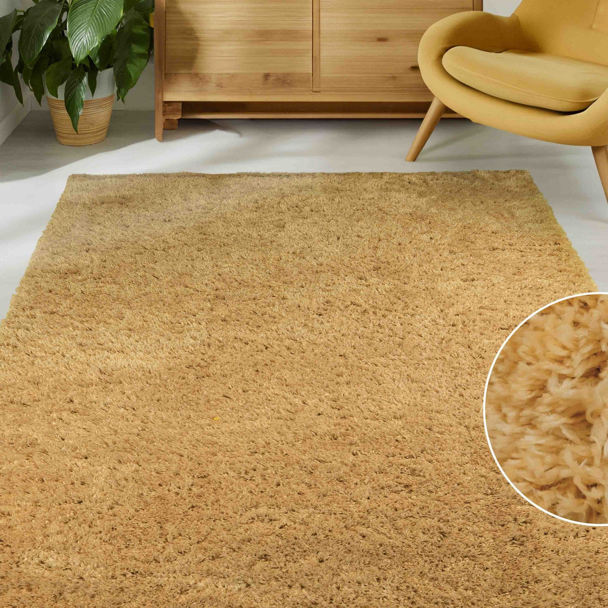 Snug Plain Ochre Rug