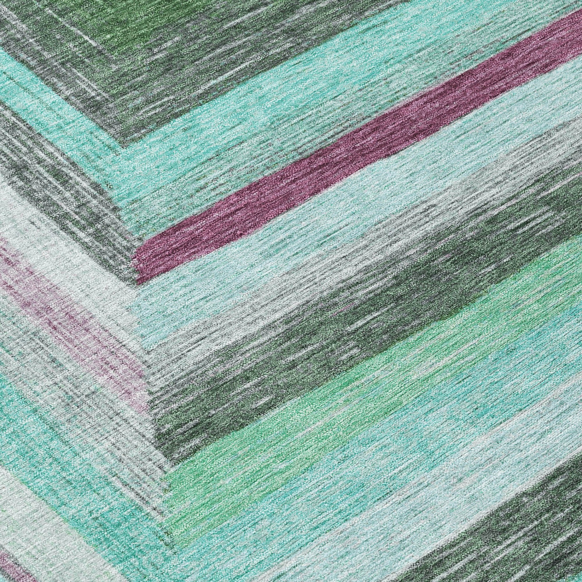 Chantille ACN1957-Teal Indoor/Outdoor Washable Rug