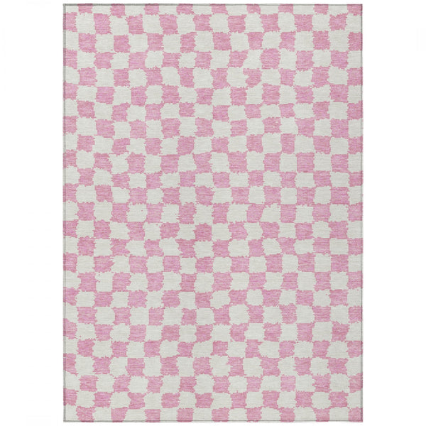 Chantille ACN1958-Pink Indoor/Outdoor Washable Rug