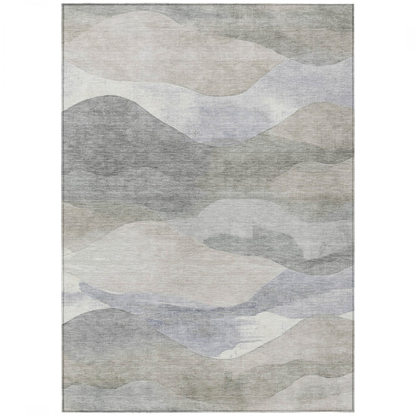 Chantille ACN1966-Beige Indoor/Outdoor Washable Rug