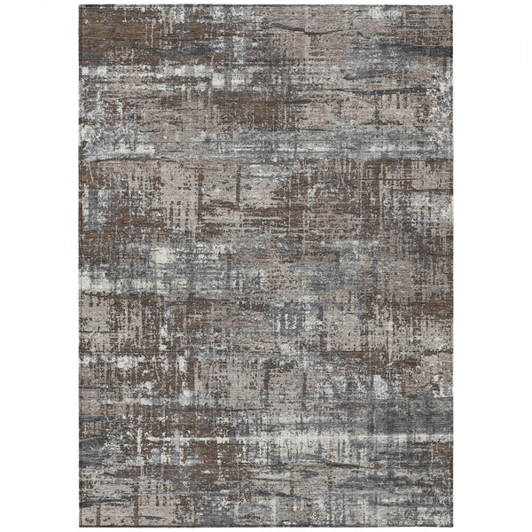 Chantille ACN1969-Brown Indoor/Outdoor Washable Rug