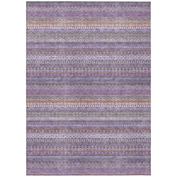 Chantille ACN1970-Purple Indoor/Outdoor Washable Rug
