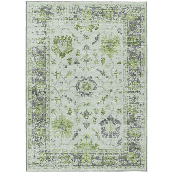 Chantille ACN1976-Mint Indoor/Outdoor Washable Rug