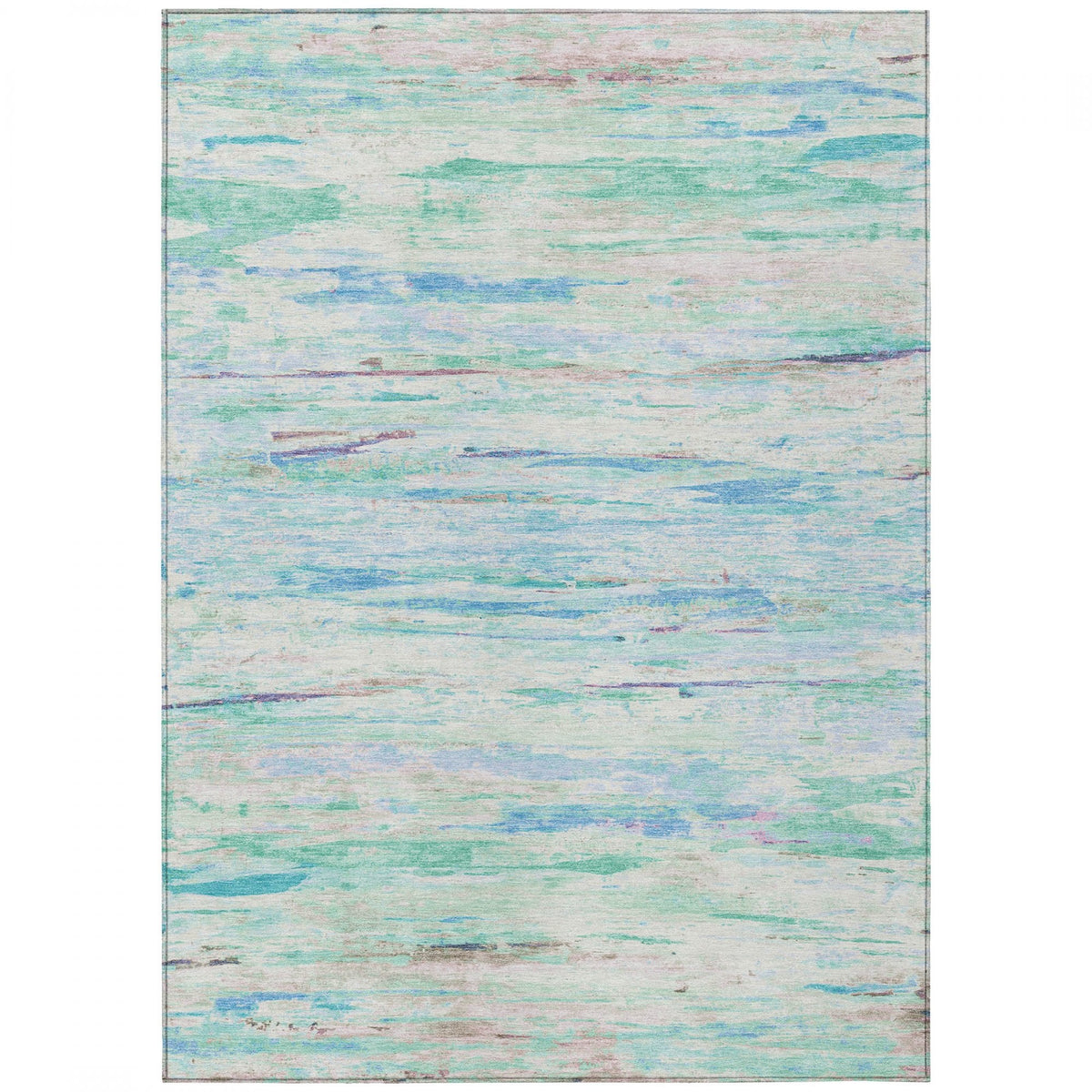 Chantille ACN1985-Teal Indoor/Outdoor Washable Rug