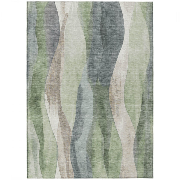 Chantille ACN1989-Fern Indoor/Outdoor Washable Rug