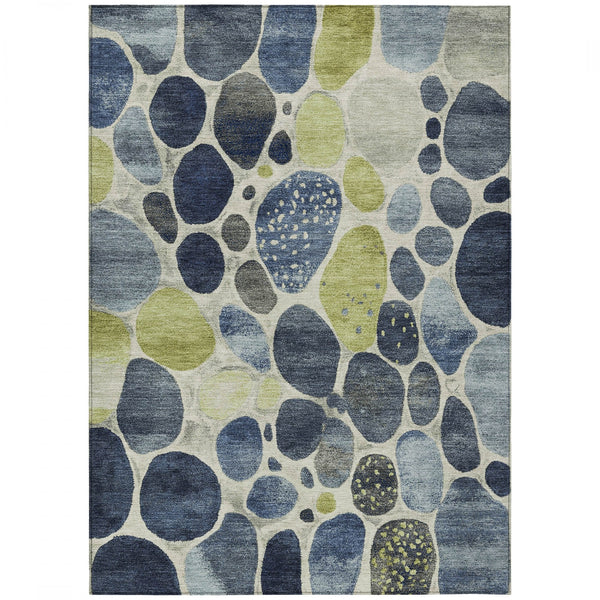 Chantille ACN1993-Denim Indoor/Outdoor Washable Rug