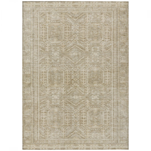 Chantille ACN1920-Beige Indoor/Outdoor Washable Rug