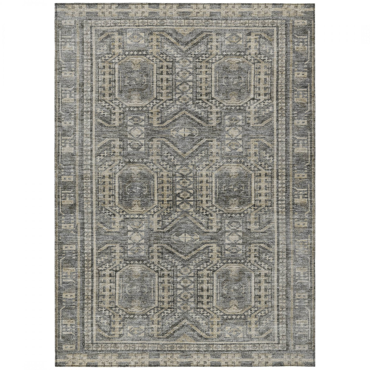 Chantille ACN1920-Pewter Indoor/Outdoor Washable Rug