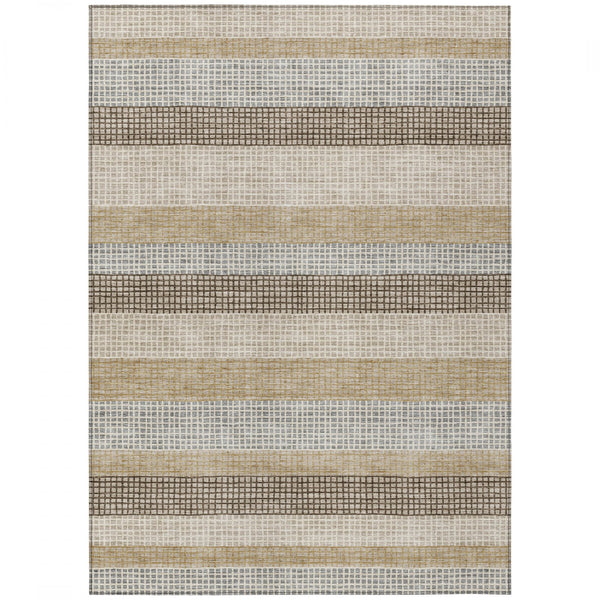 Chantille ACN2008-Beige Indoor/Outdoor Washable Rug
