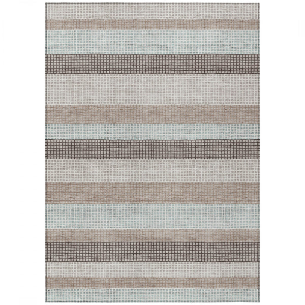 Chantille ACN2008-Taupe Indoor/Outdoor Washable Rug