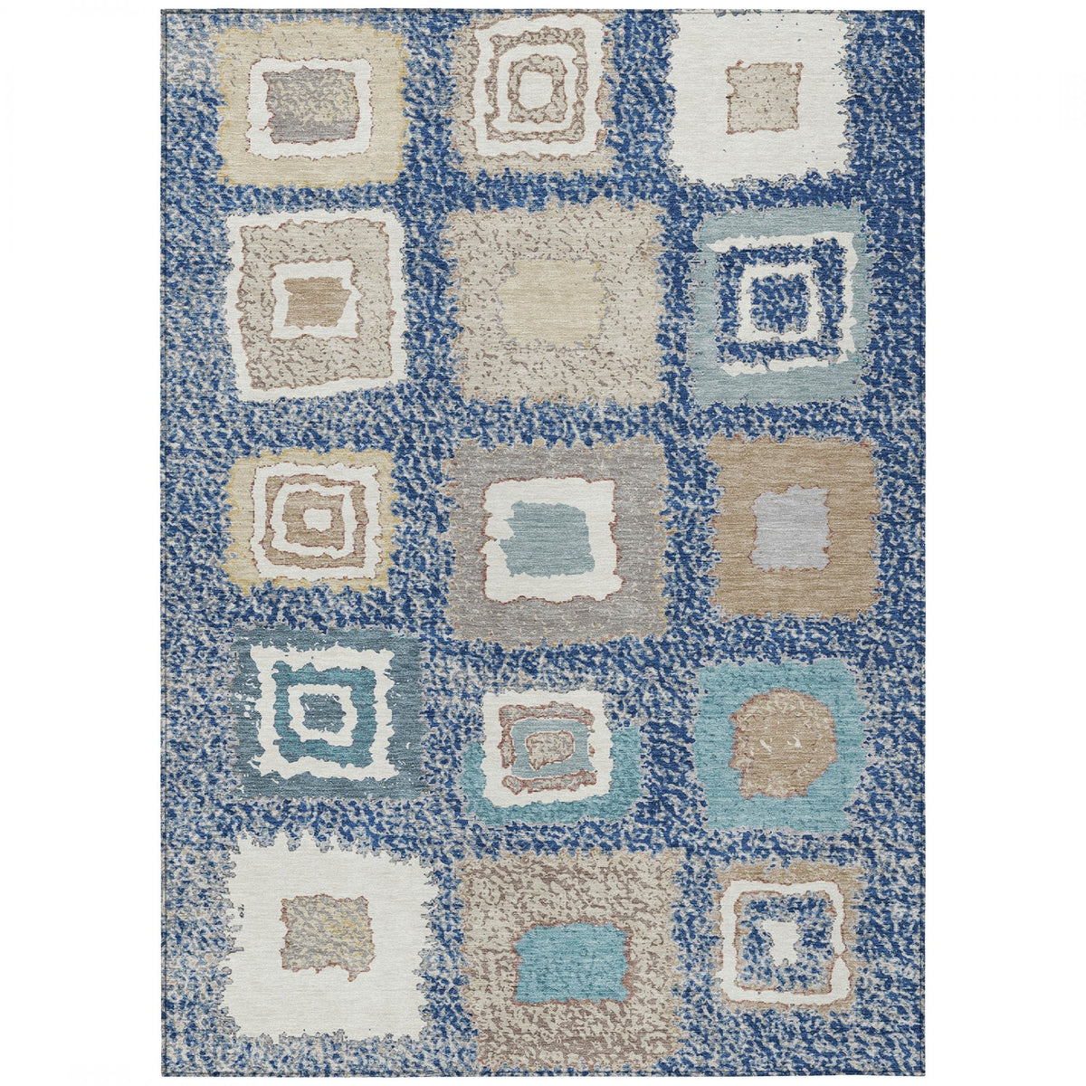 Chantille ACN2014-Navy Indoor/Outdoor Washable Rug
