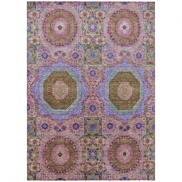 Chantille ACN1923-Pink Indoor/Outdoor Washable Rug