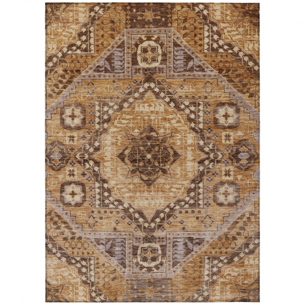 Chantille ACN1924-Copper Indoor/Outdoor Washable Rug