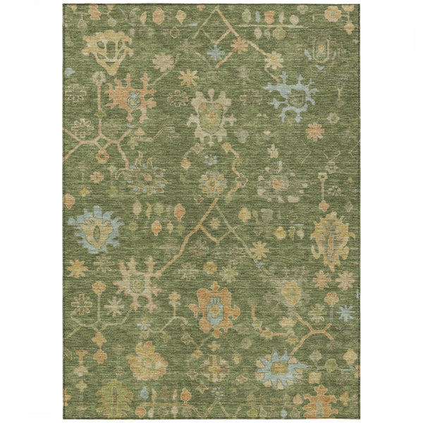 Chantille ACN1930-Fern Indoor/Outdoor Washable Rug
